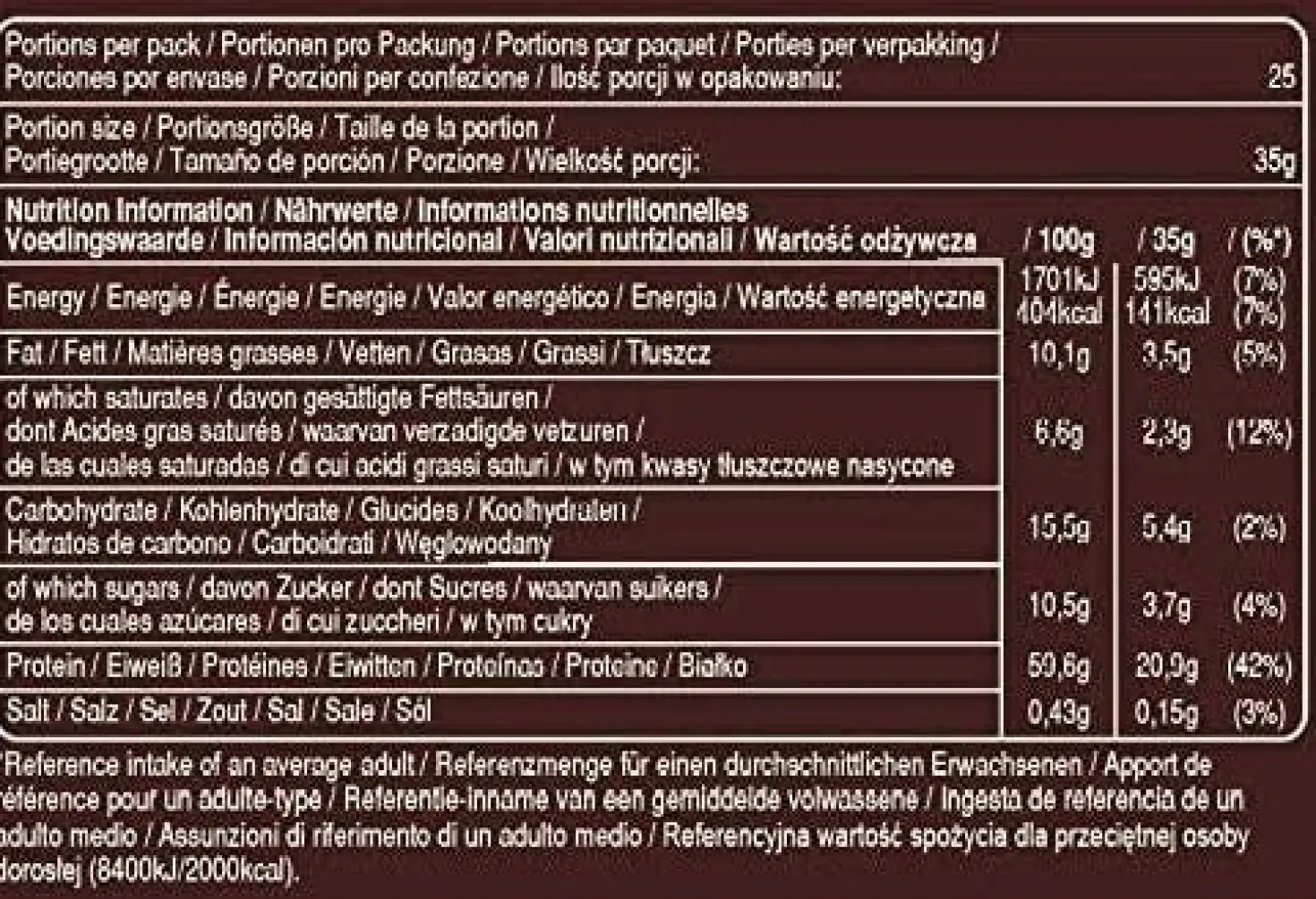 Snickers Protein Powder (875g)