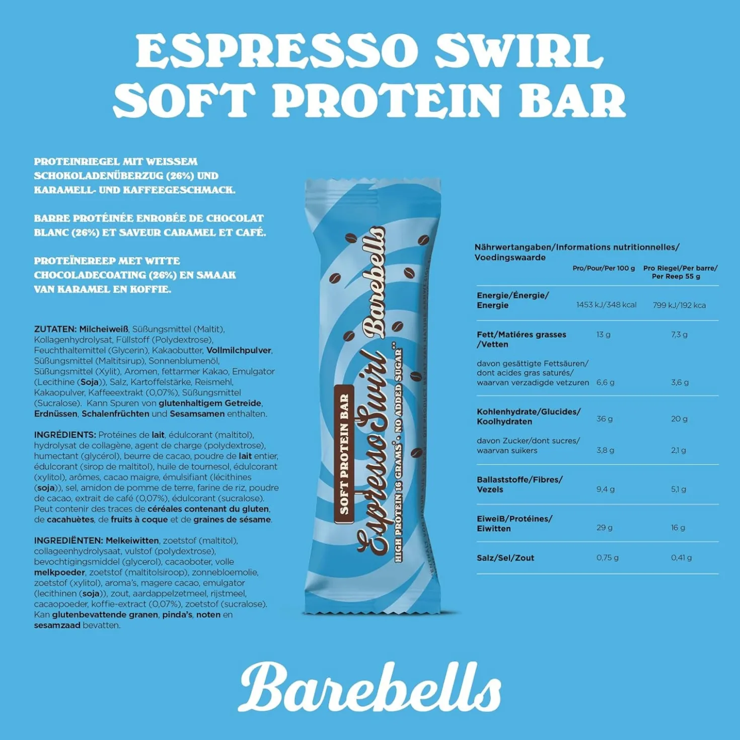 Soft Protein Bar (12x55g)