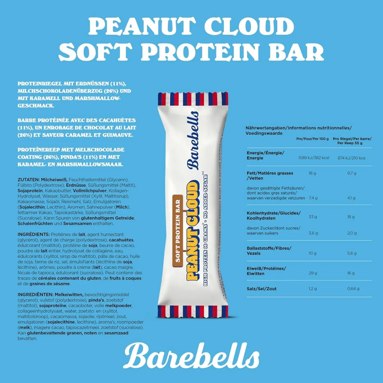 Soft Protein Bar (12x55g)