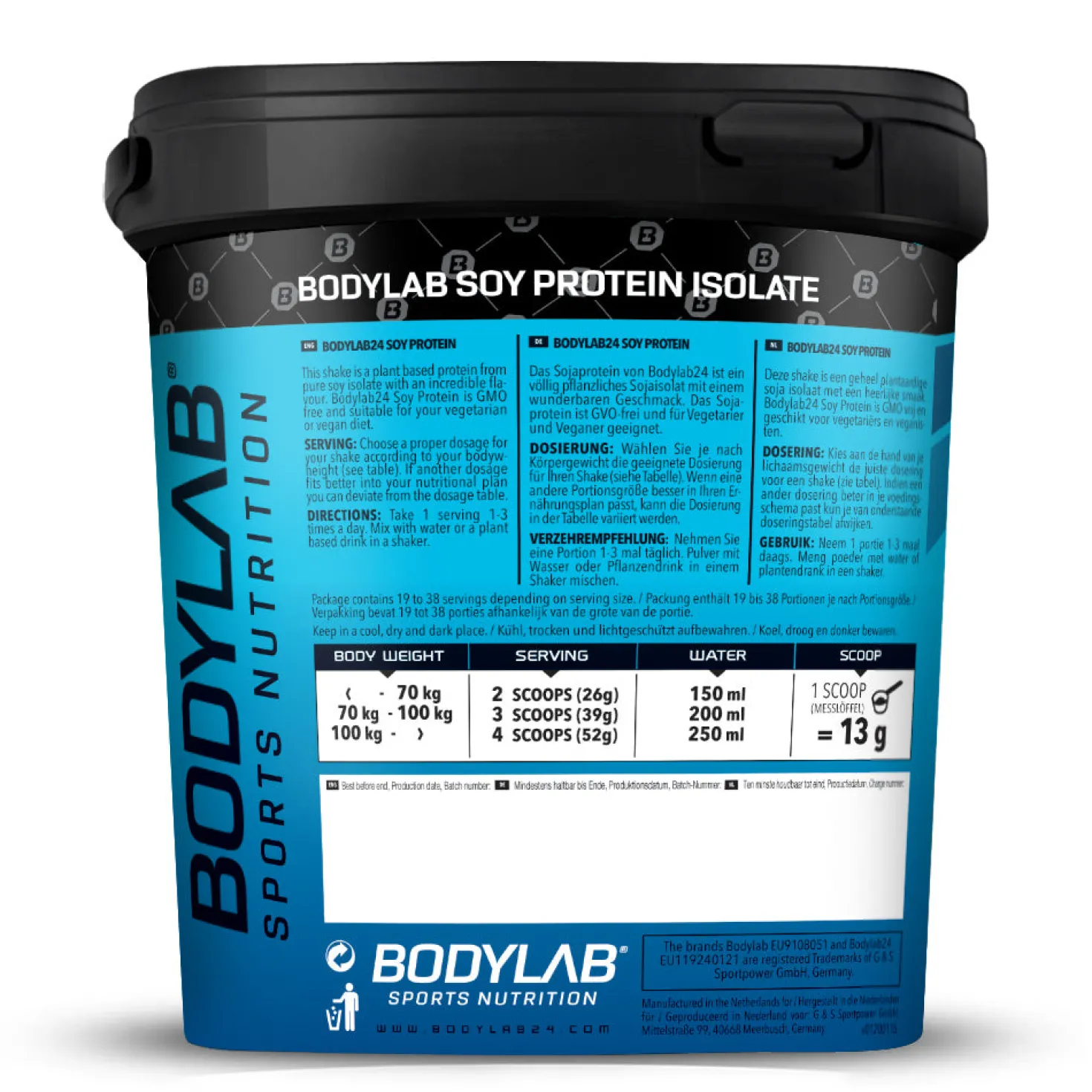 Soja Protein Isolat (1000g)