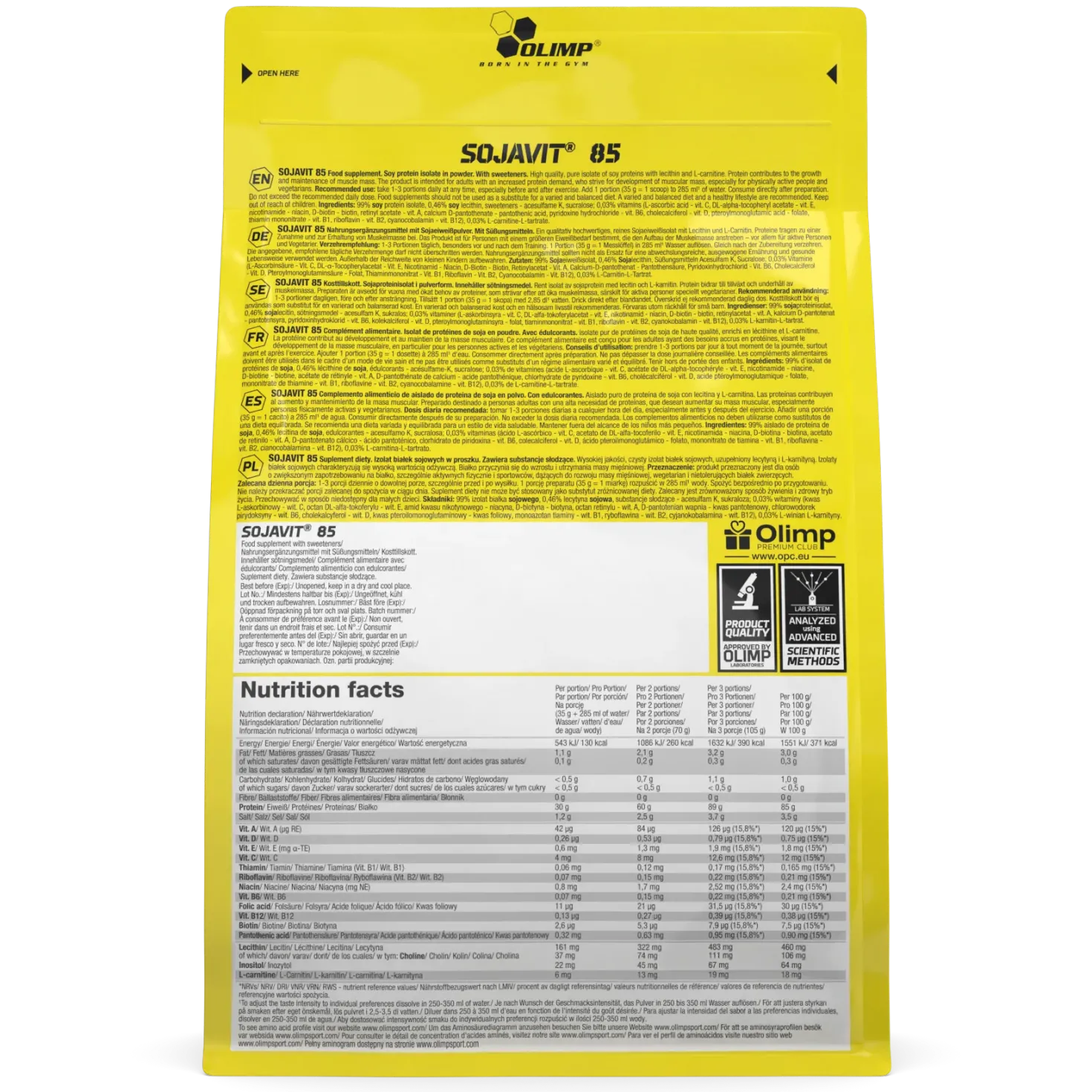 Sojavit 85 Neutral (700g)