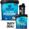Tasty Deal mit 1kg Vegan Protein + 3kg Instant Rice Pudding + Shaker gratis