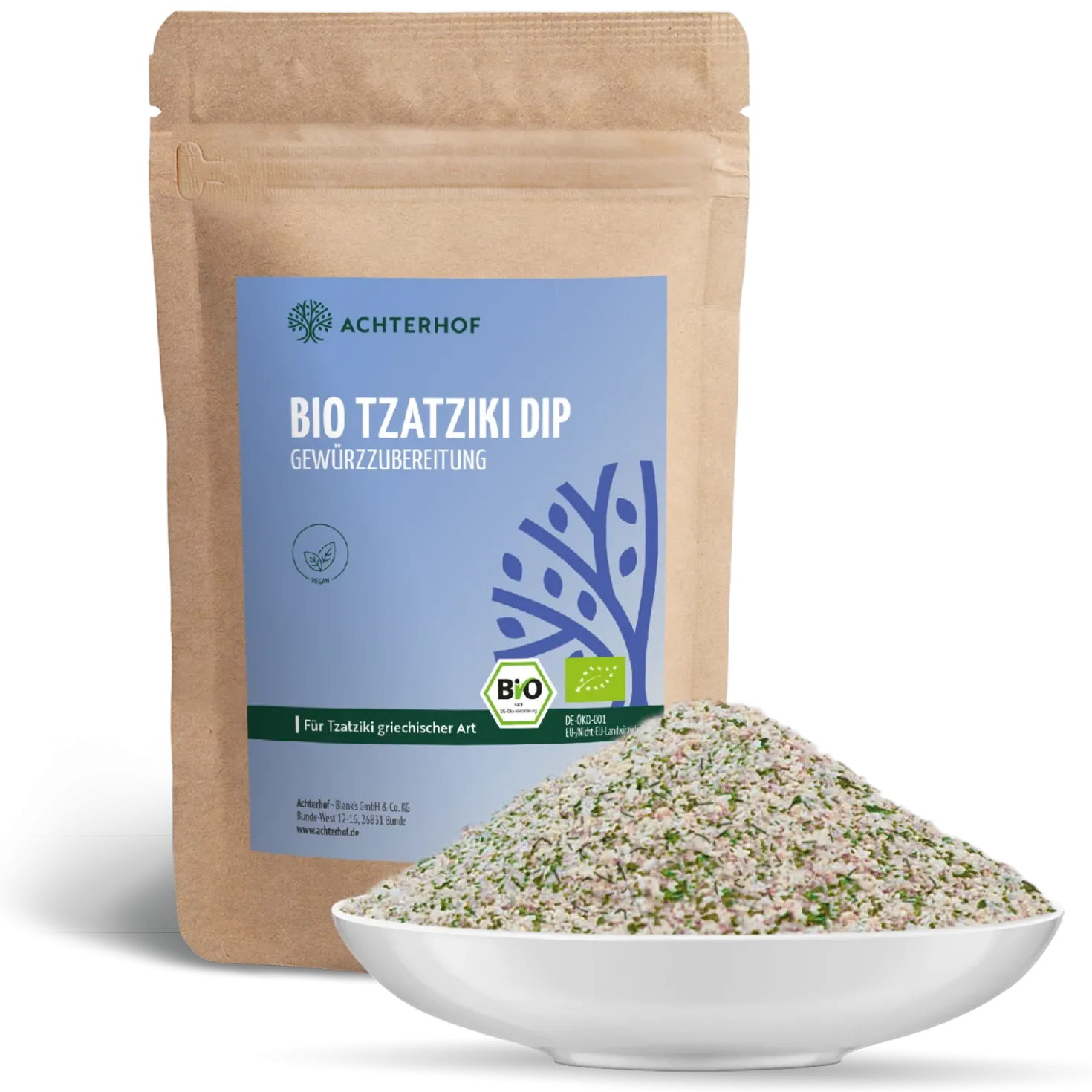 Tzatziki Dip Gewürzzubereitung Bio (100g)