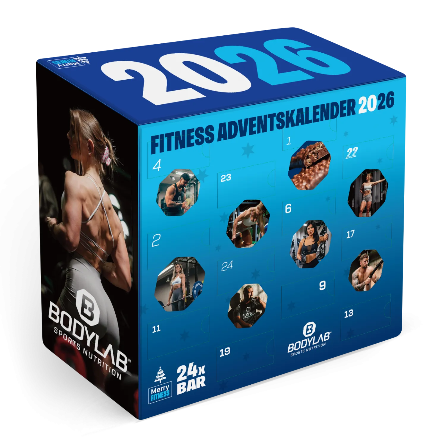 Unser Bodylab Riegel Adventskalender im Doppelpack