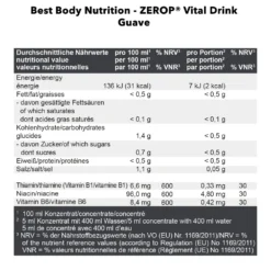 Vital Drink Zerop (1000ml)