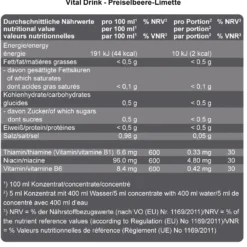 Vital Drink Zerop (1000ml)