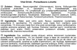 Vital Drink Zerop (1000ml)