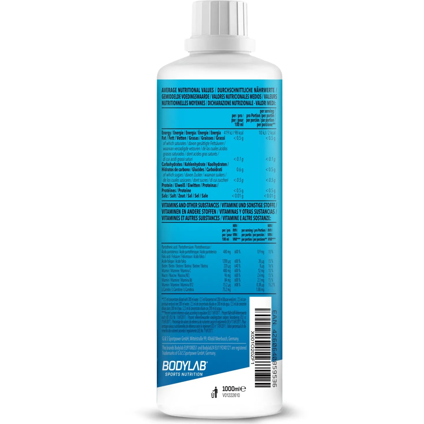 Vital Zero Drink (1000ml)
