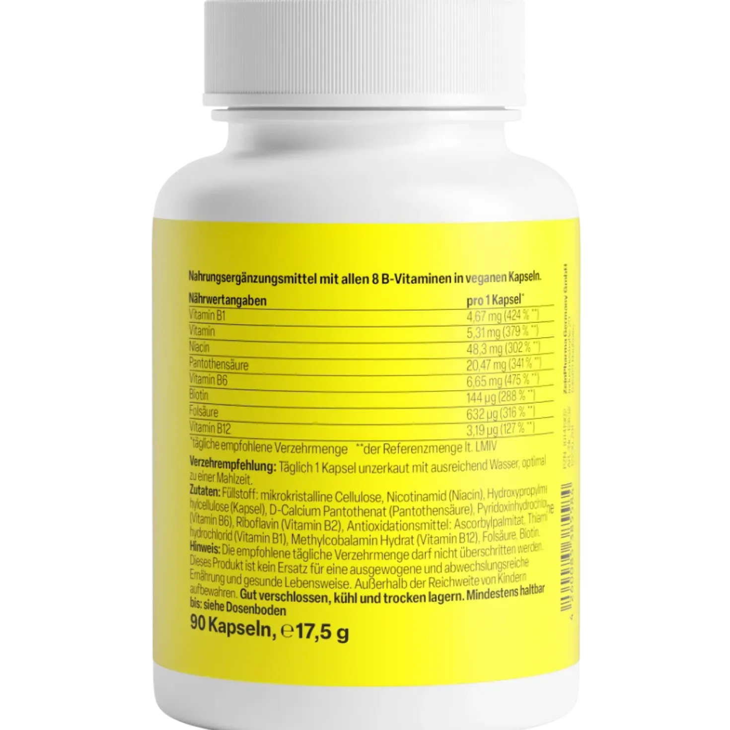 Vitamin B Komplex + Biotin Forte (90 Kapseln)