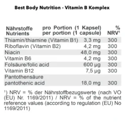 Vitamin B Komplex (100 Kapseln)