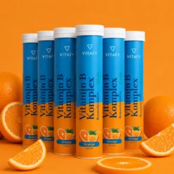Vitamin B Komplex - Orange (20 Brausetabletten) - 6er Pack