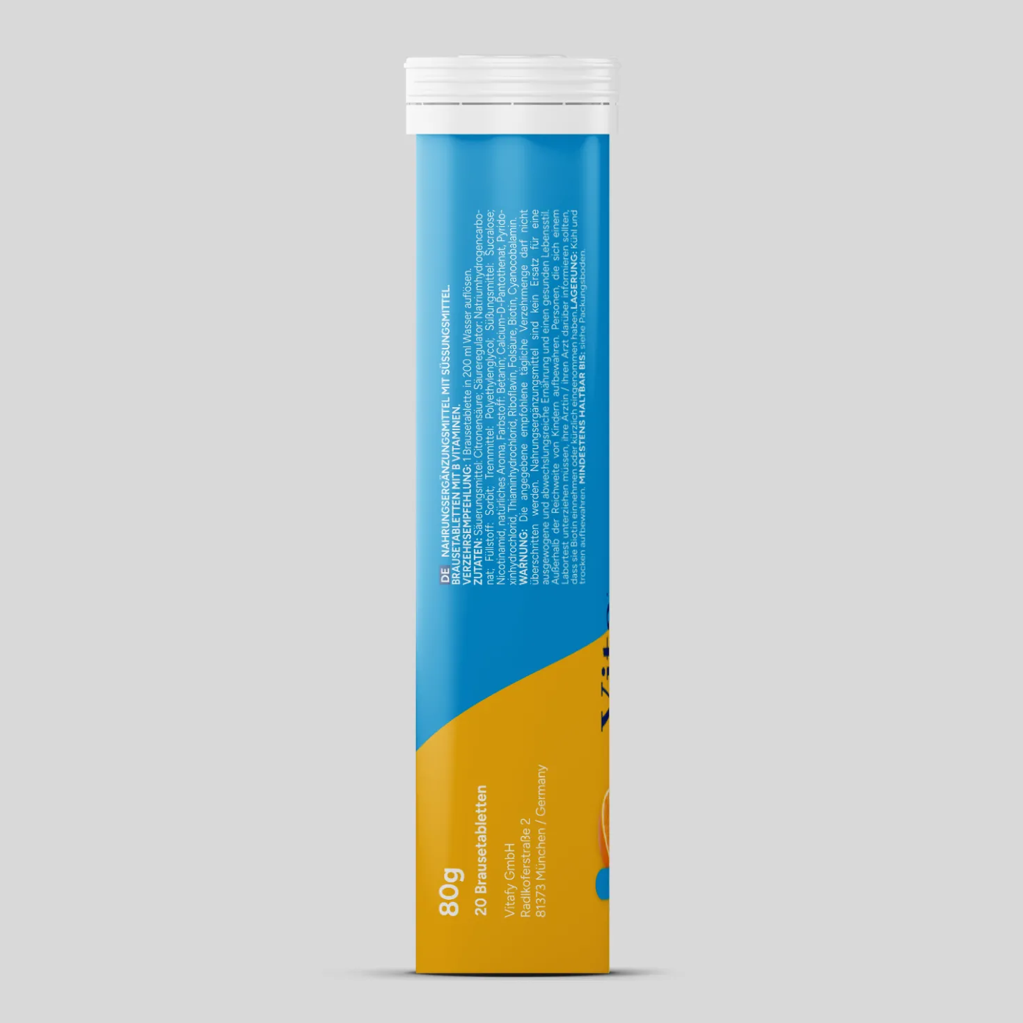 Vitamin B Komplex - Orange (20 Brausetabletten) - 6er Pack