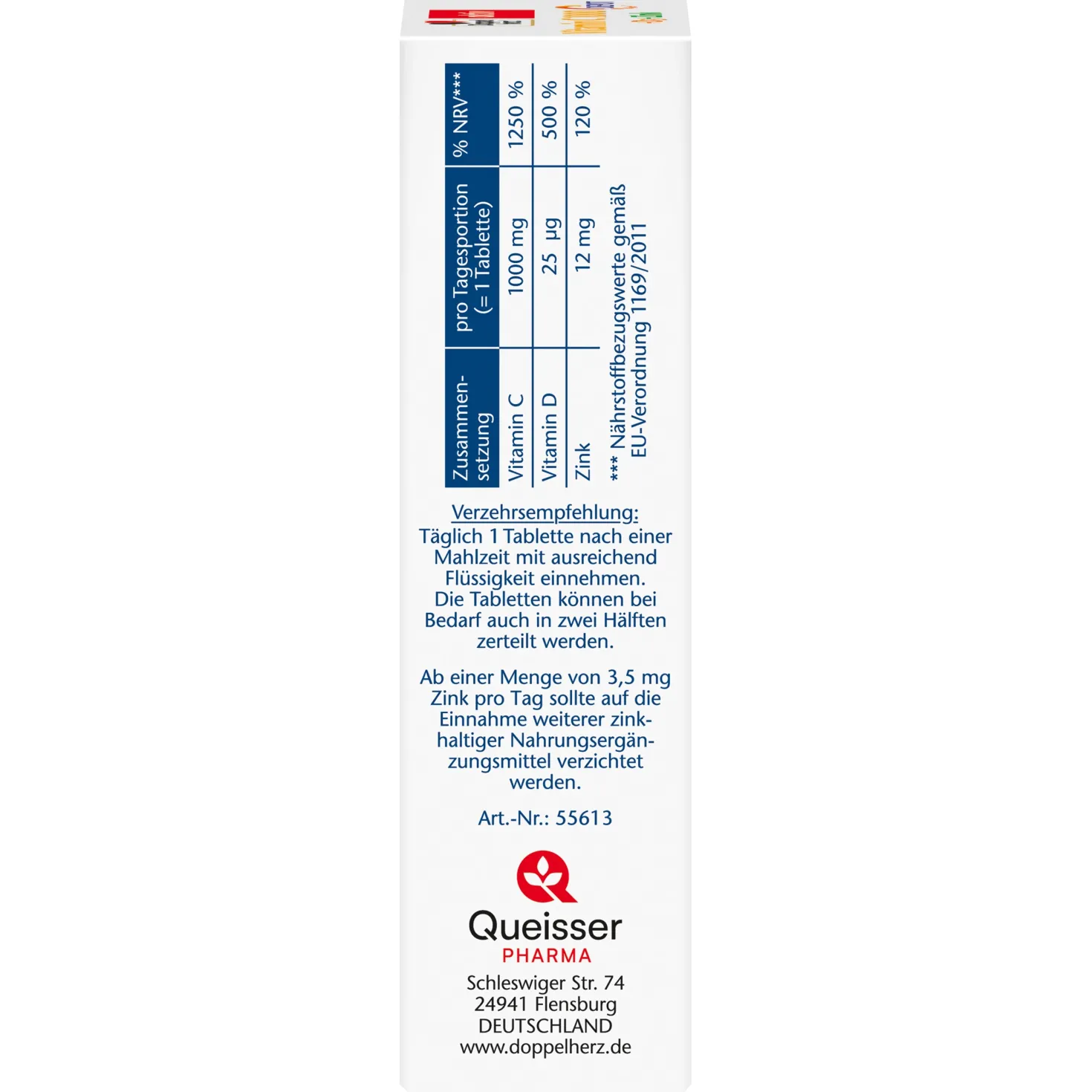 Vitamin C 1000 + D3 + Zink Depot (30 Tabletten)