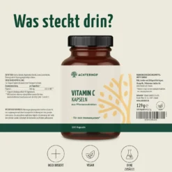 Vitamin C Kapseln (180 Kapseln)