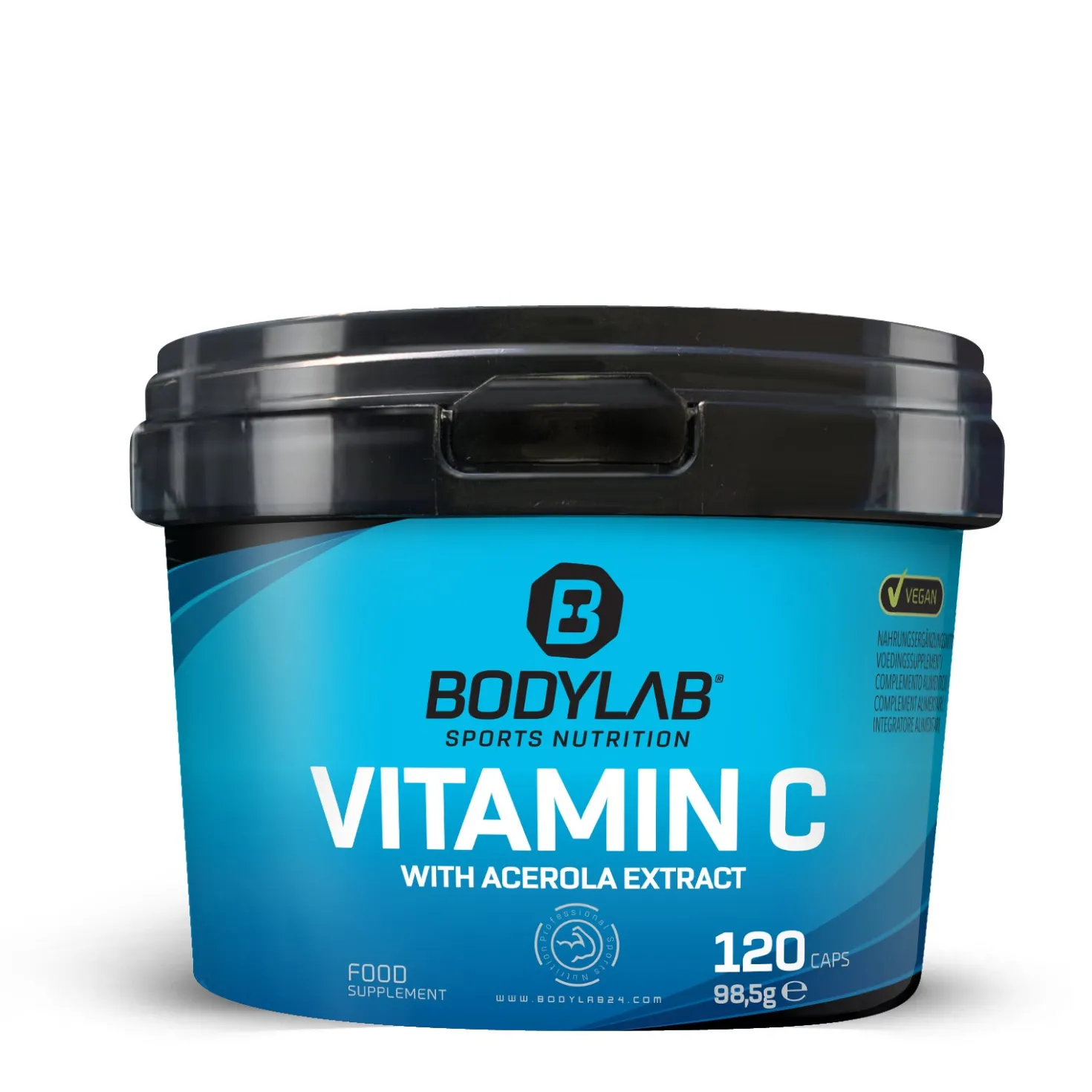 Vitamin C (mit Acerola Extrakt) (120 Kapseln)