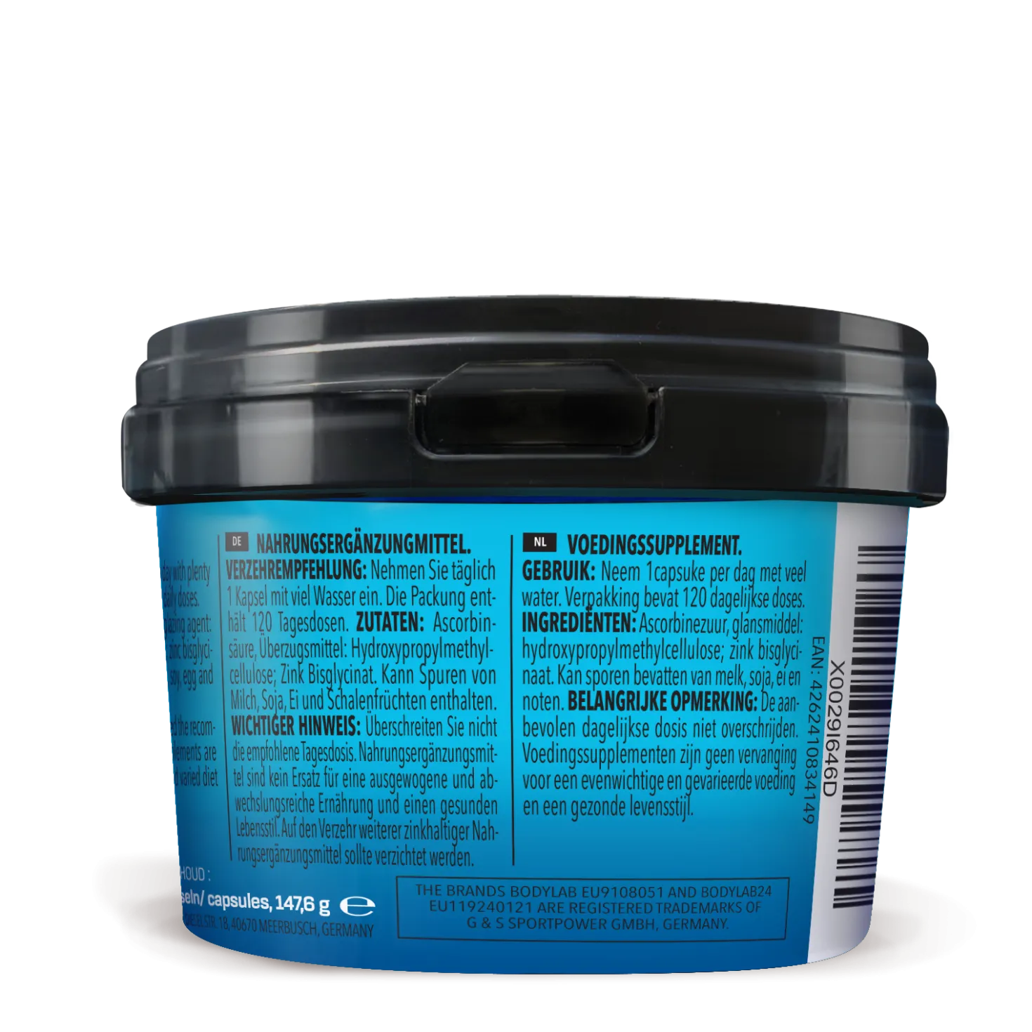 Vitamin C + Zinc (120 Kapseln)