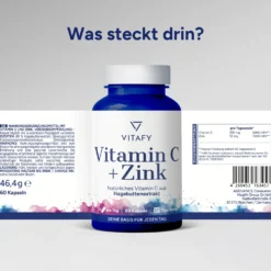 Vitamin C + Zink (60 Kapseln)