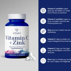 Vitamin C + Zink (60 Kapseln)