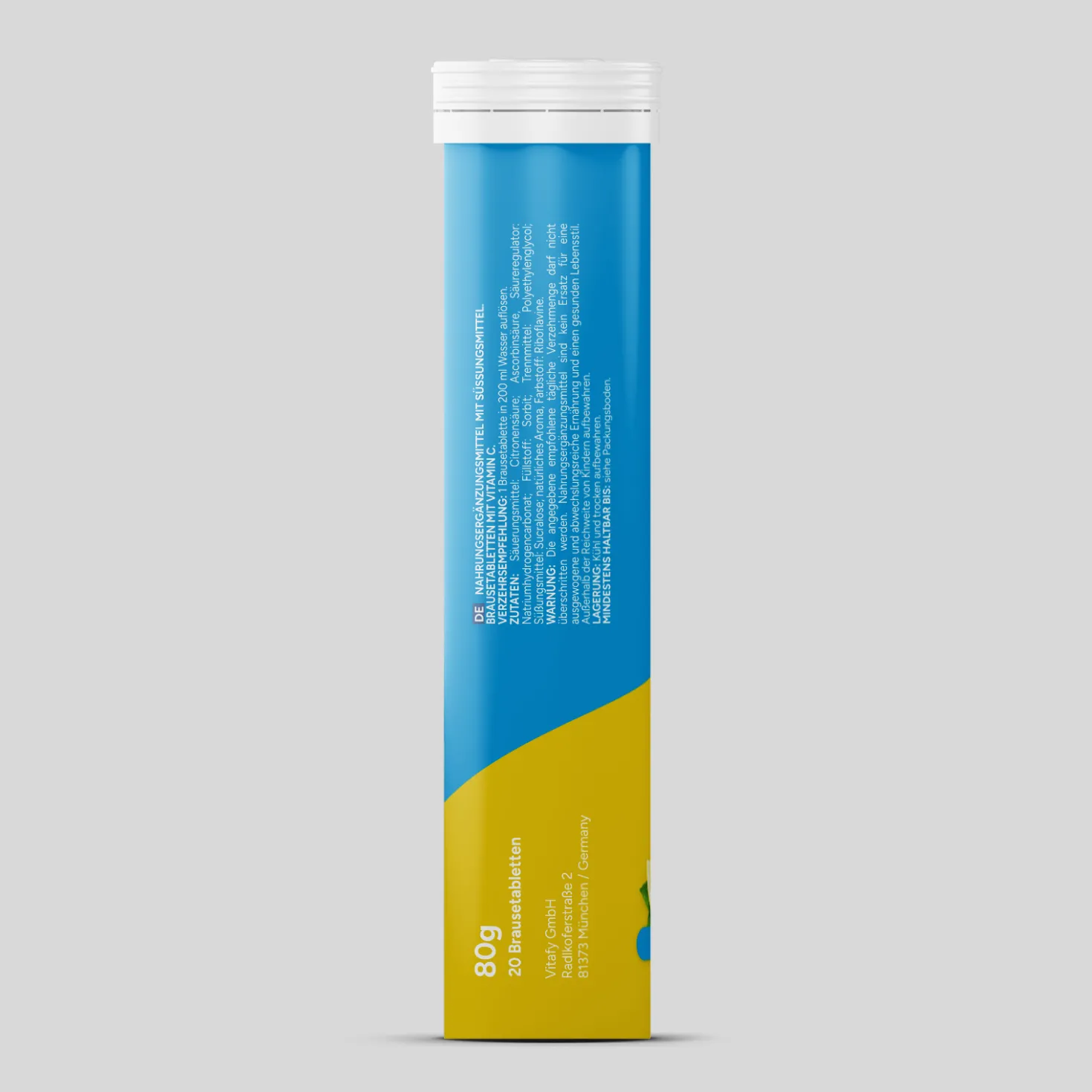Vitamin C - Zitrone (20 Brausetabletten) - 6er Pack