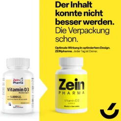 Vitamin D3 5000 I.E. Wochendepot (90 Kapseln)