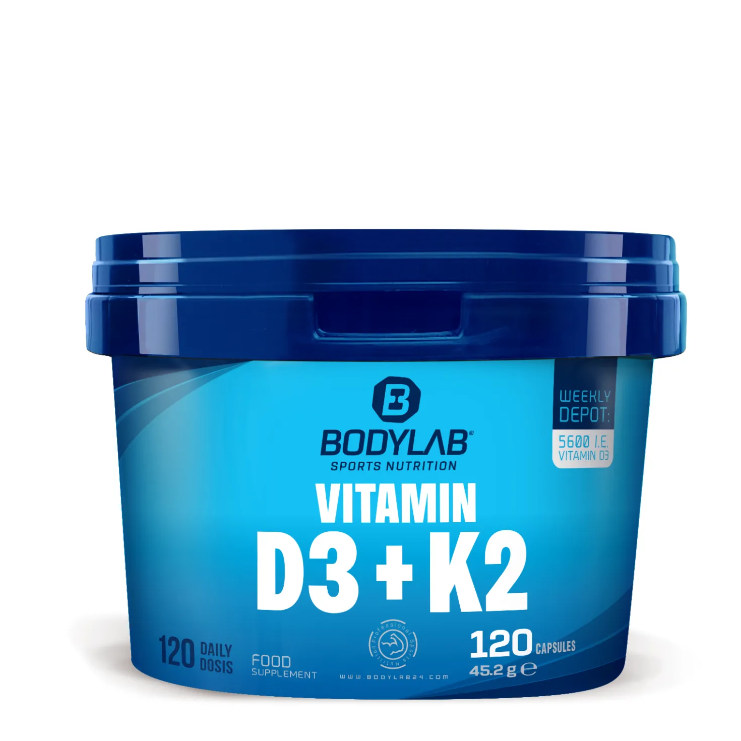 Vitamin D3 + K2 (120 Kapseln)