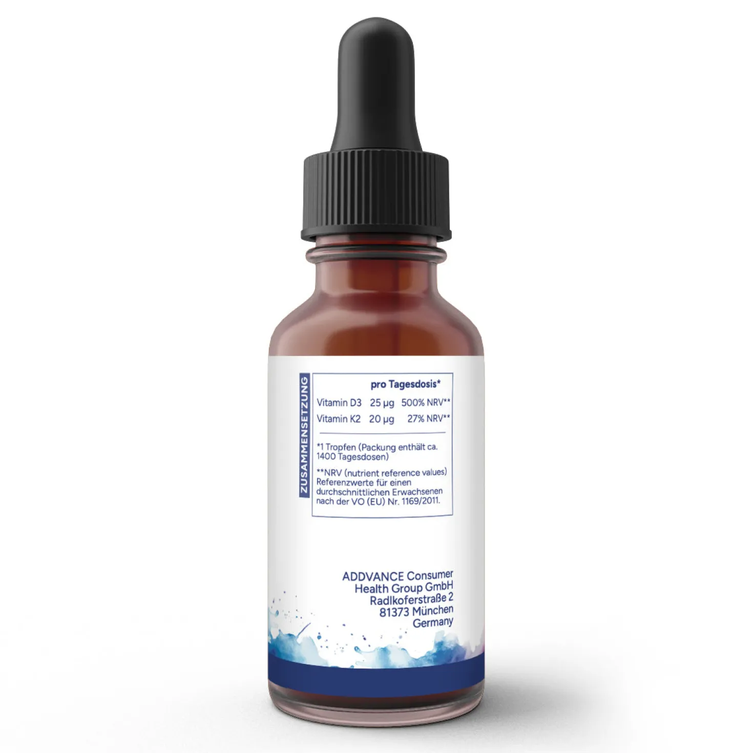 Vitamin D3 + K2 Öl Tropfen (50ml)