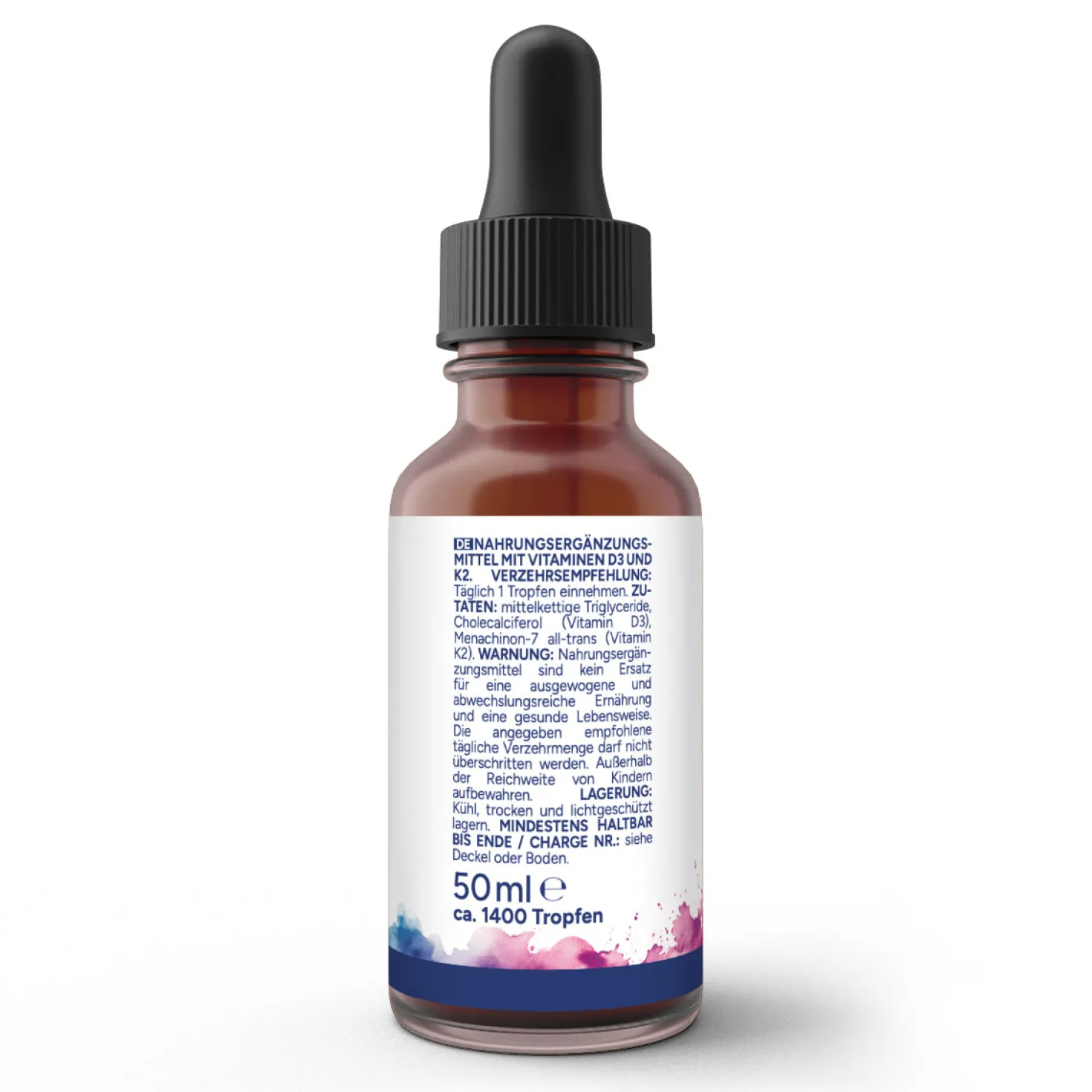 Vitamin D3 + K2 Öl Tropfen (50ml)