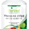 Vitamin K2 200µg mit D3 10000 I.E. (90 Kapseln)
