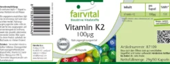 Vitamin K2 (90 Kapseln)