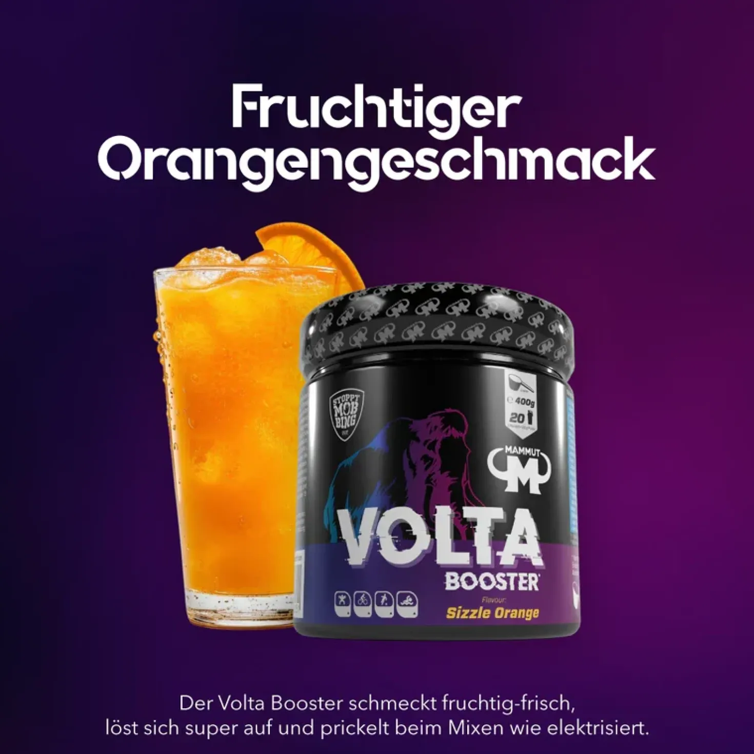 Volta Pre-Workout Booster Sizzle Orange (400g)