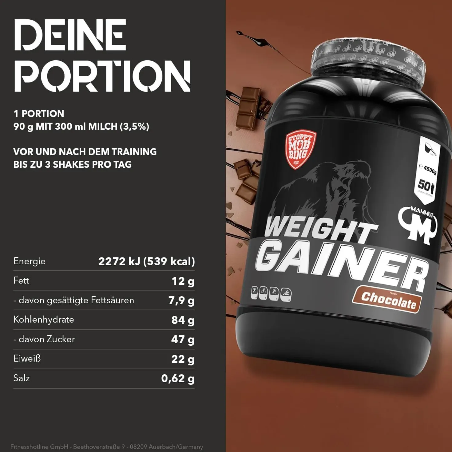 Weight Gainer Crash 5000 (4500g)