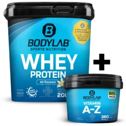 Whey + BIG PACK Vitamin A-Z (360 Tabletten)
