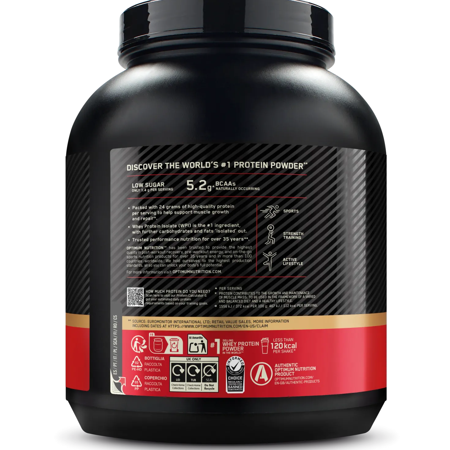 100% Whey Gold Standard (2040g)