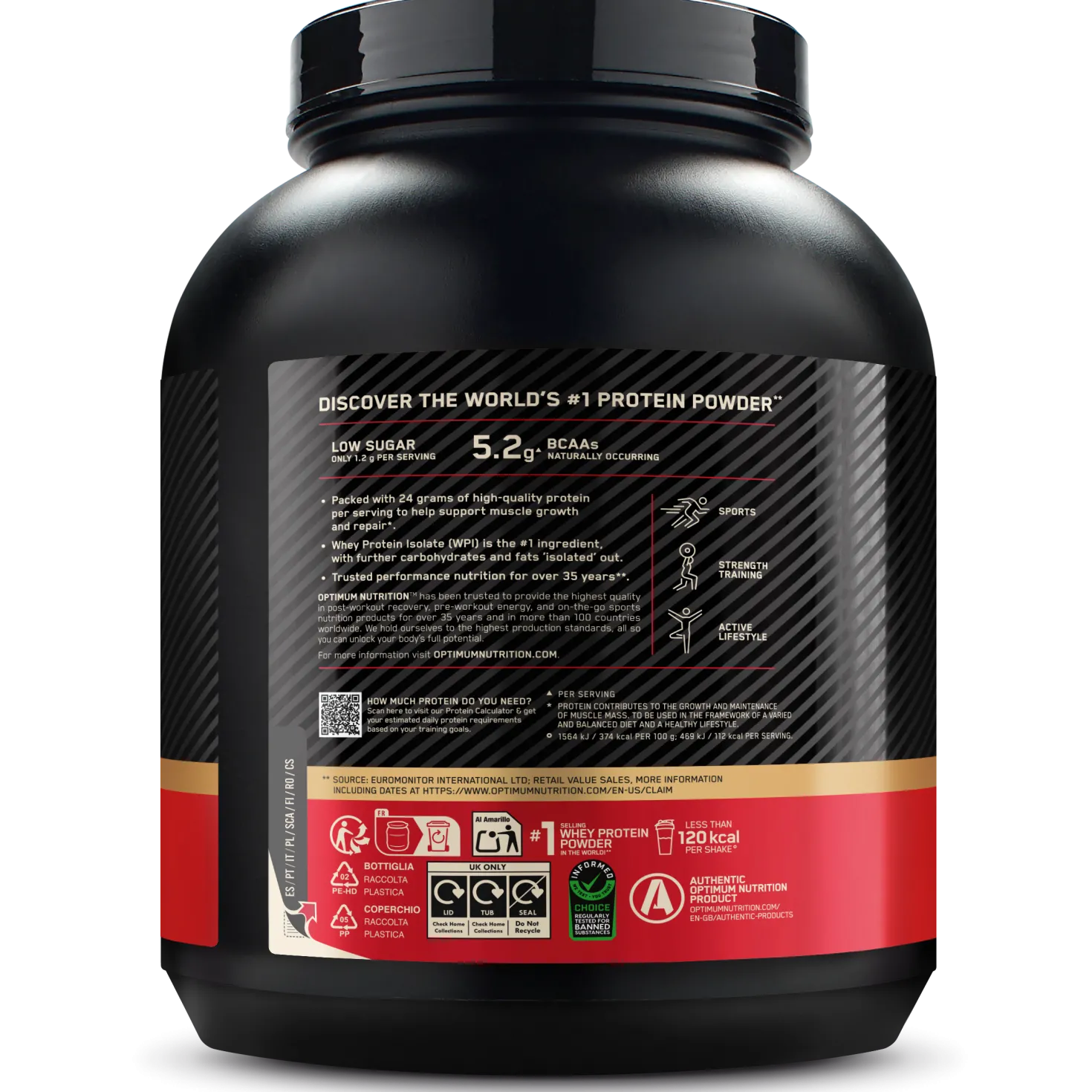 100% Whey Gold Standard (2040g)