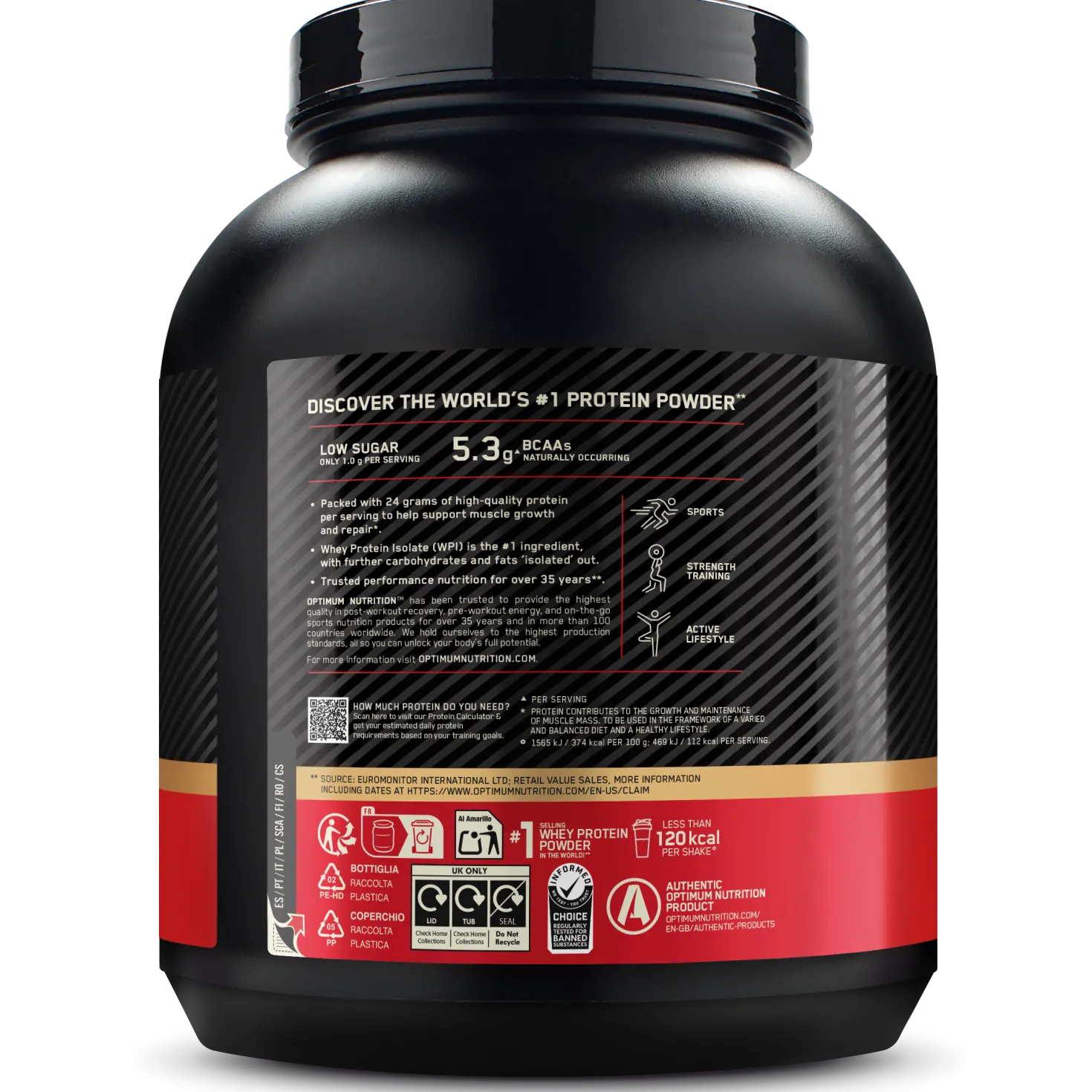 100% Whey Gold Standard (2040g)
