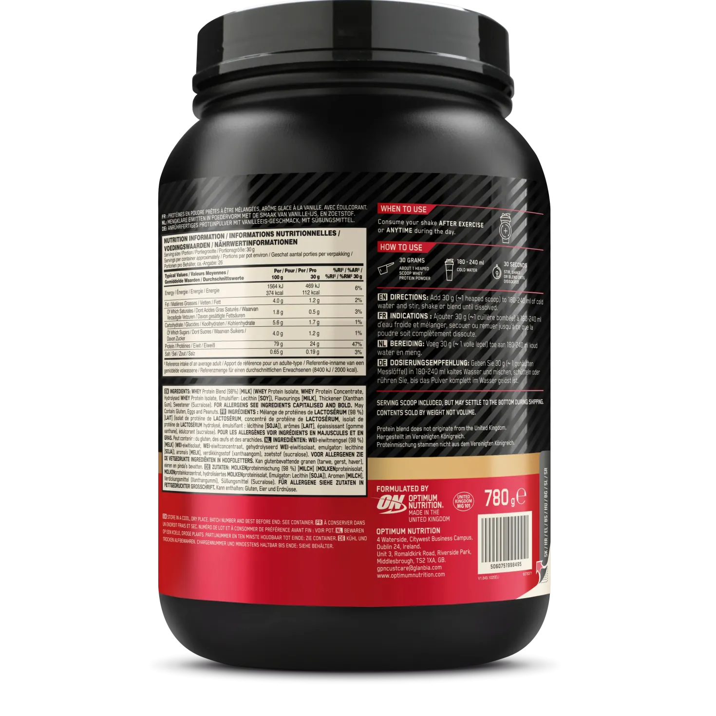 100% Whey Gold Standard (780g)