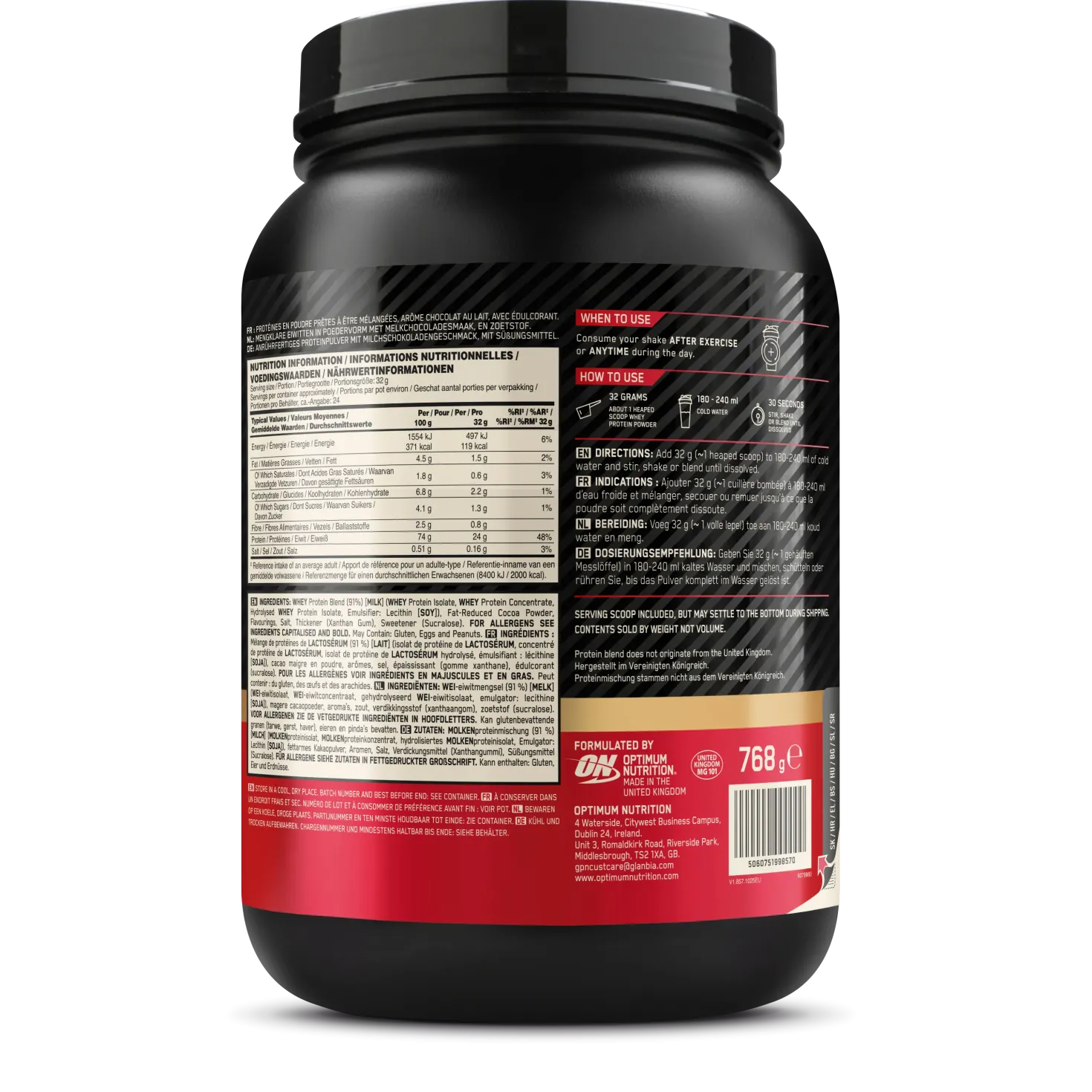 100% Whey Gold Standard (780g)