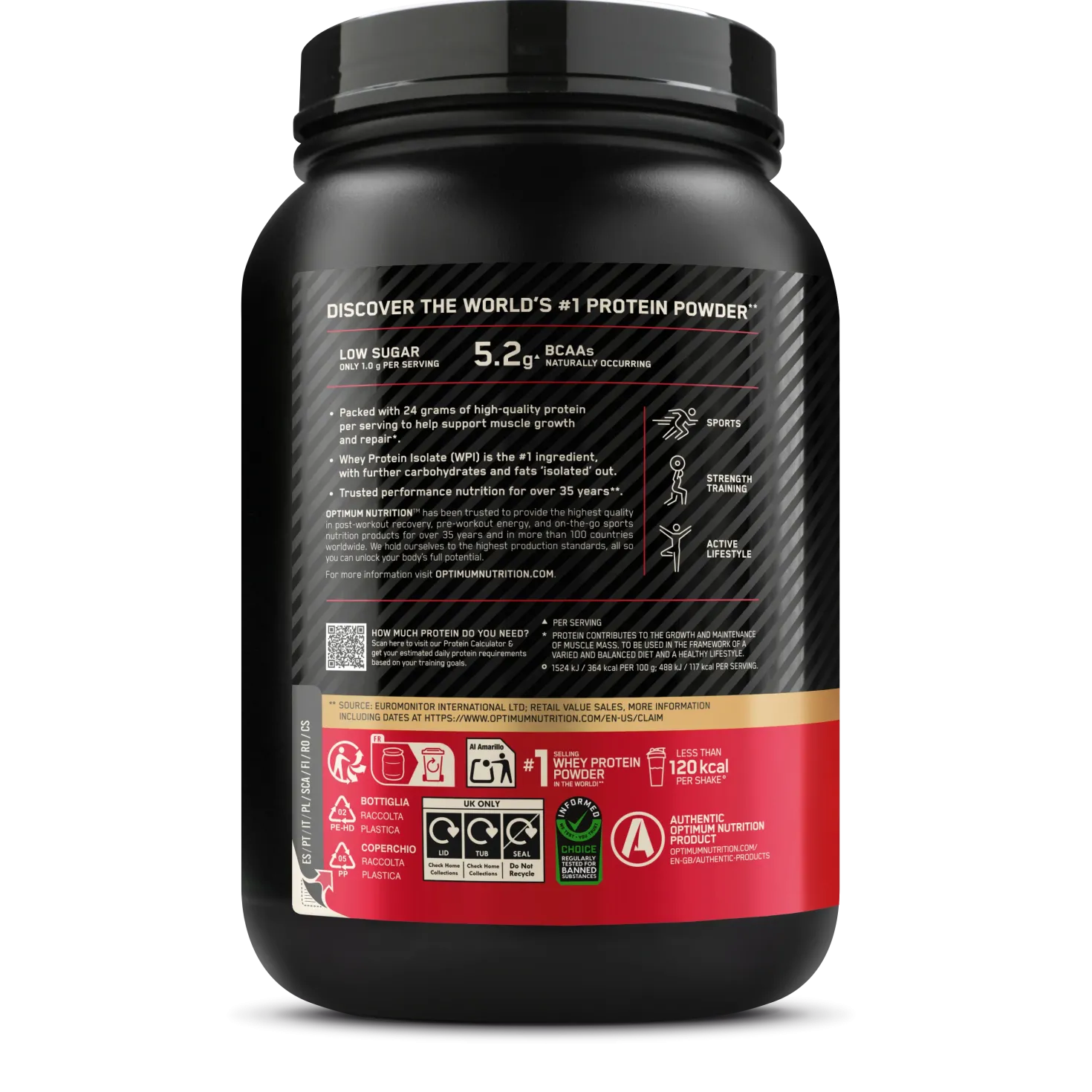 100% Whey Gold Standard (780g)