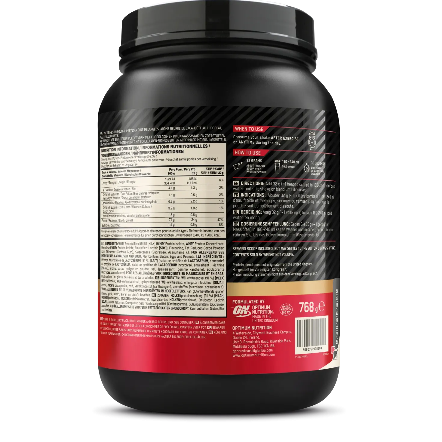 100% Whey Gold Standard (780g)