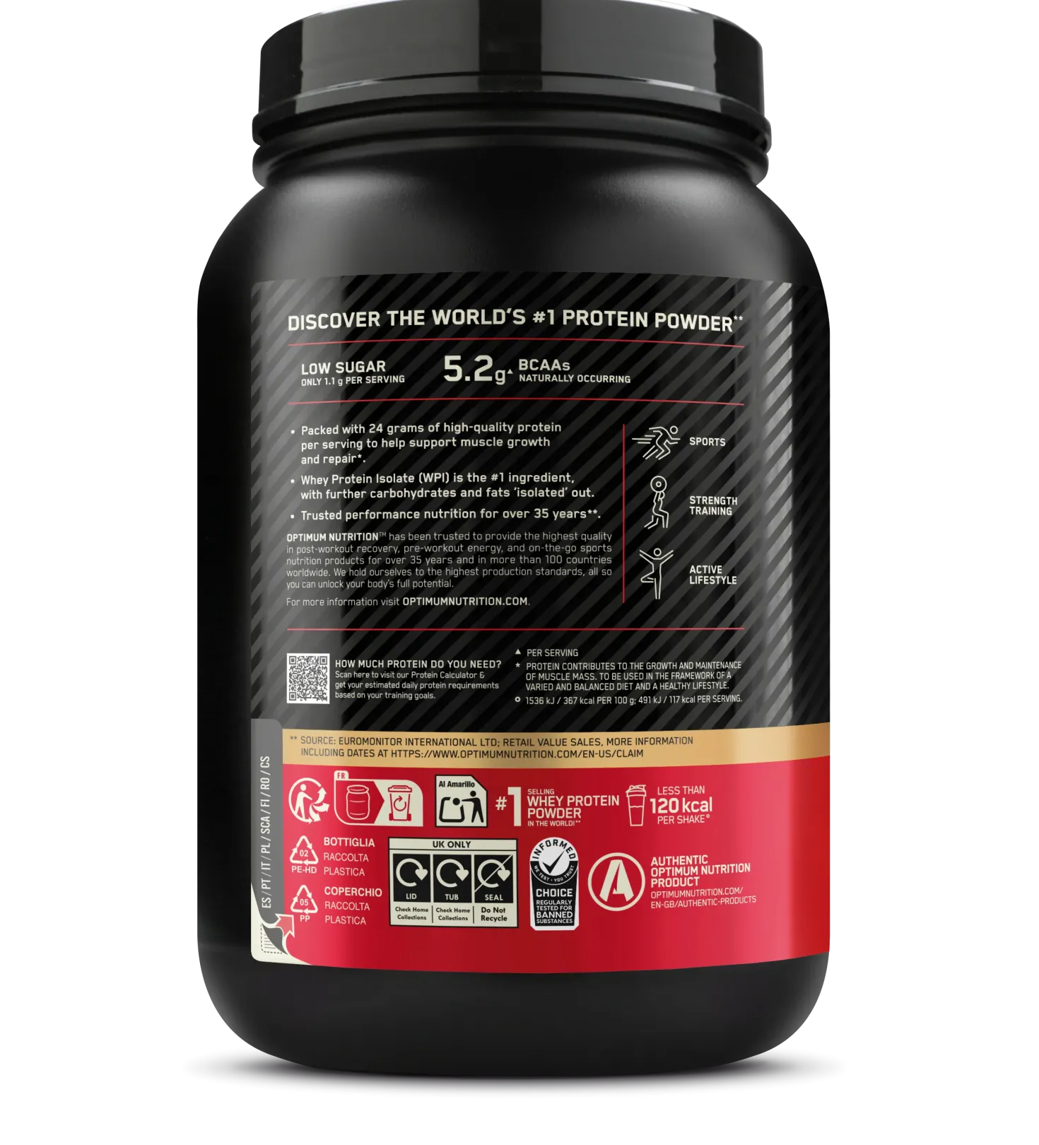 100% Whey Gold Standard (780g)