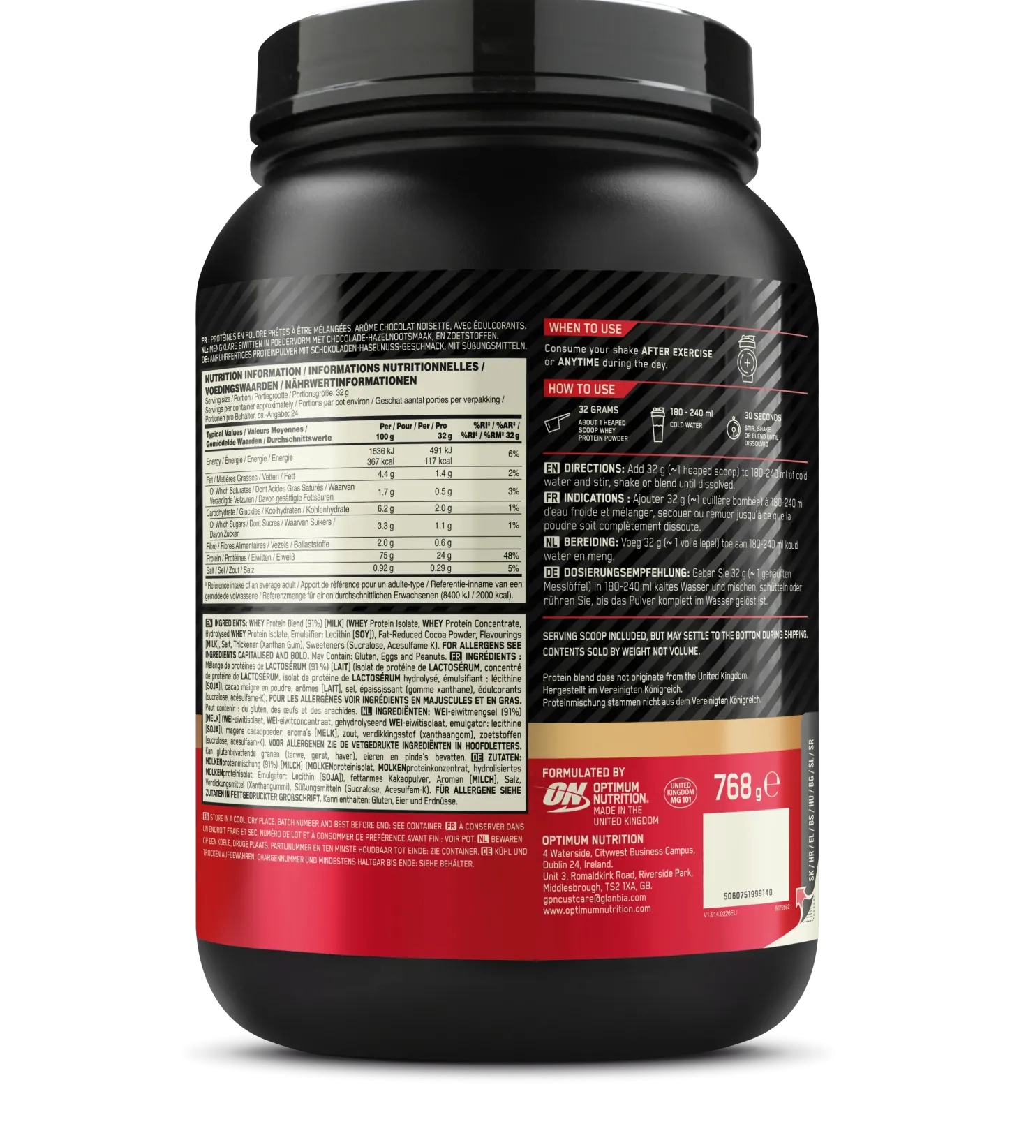 100% Whey Gold Standard (780g)