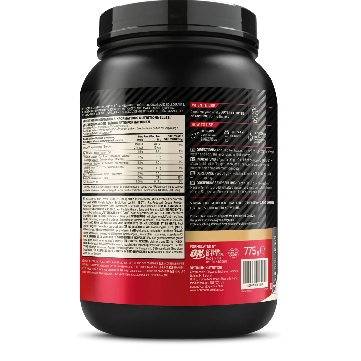 100% Whey Gold Standard (780g)