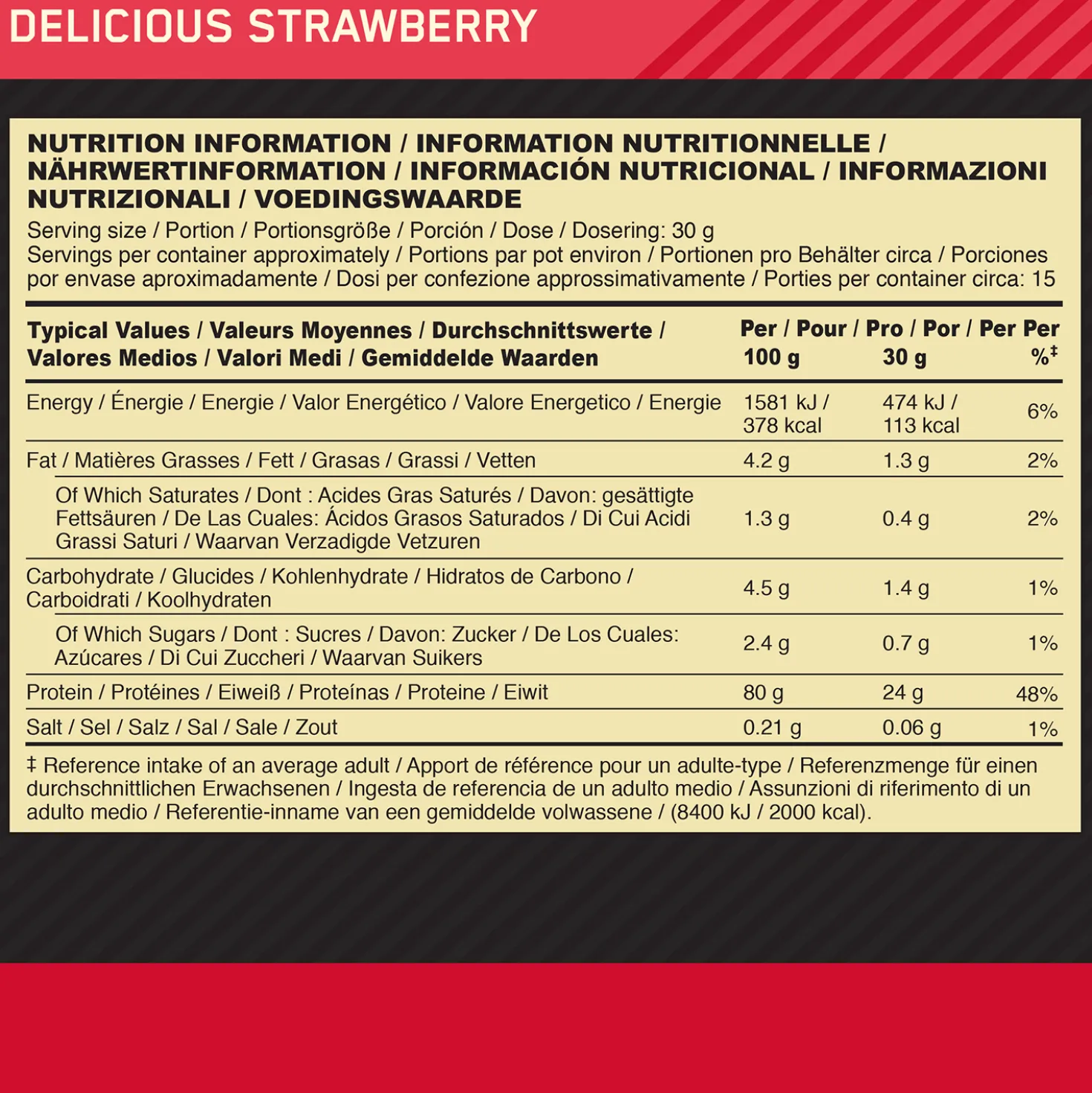100% Whey Gold Standard (450g)