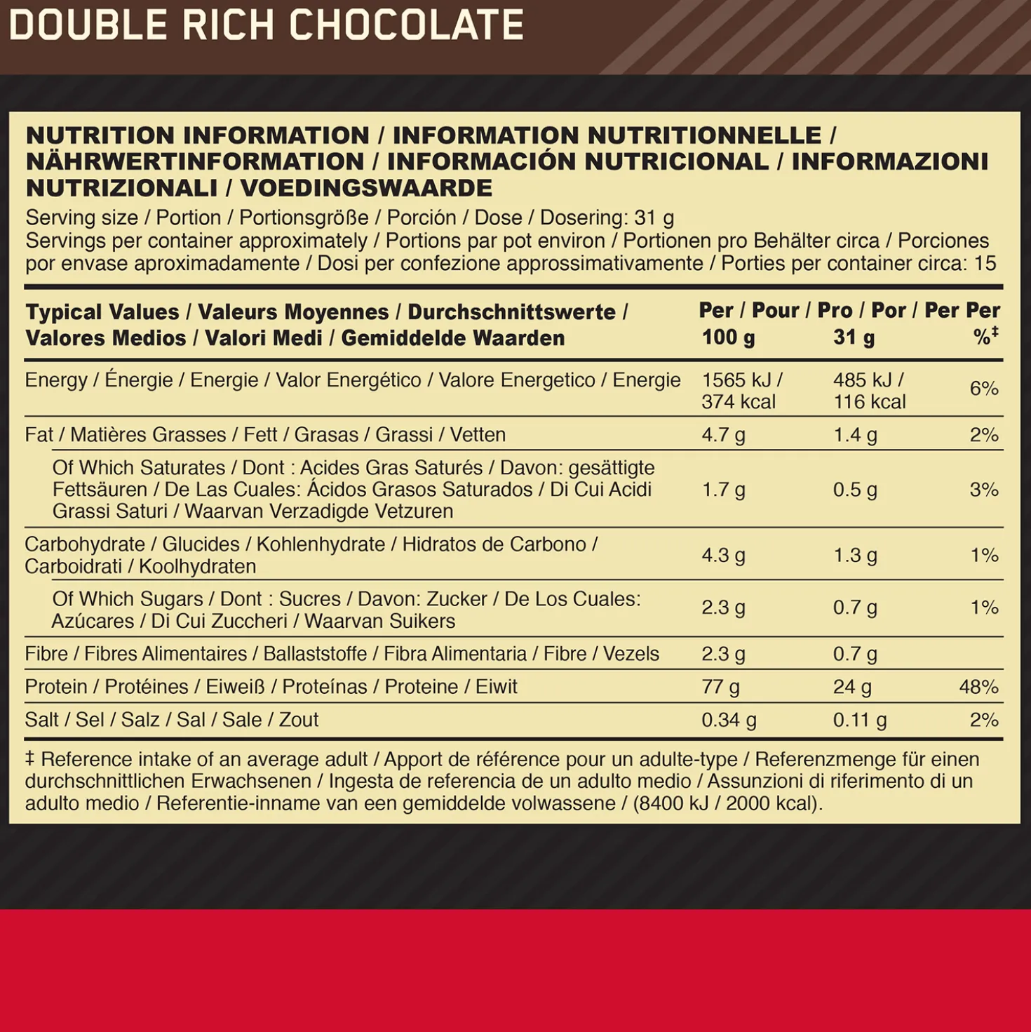 100% Whey Gold Standard (450g)