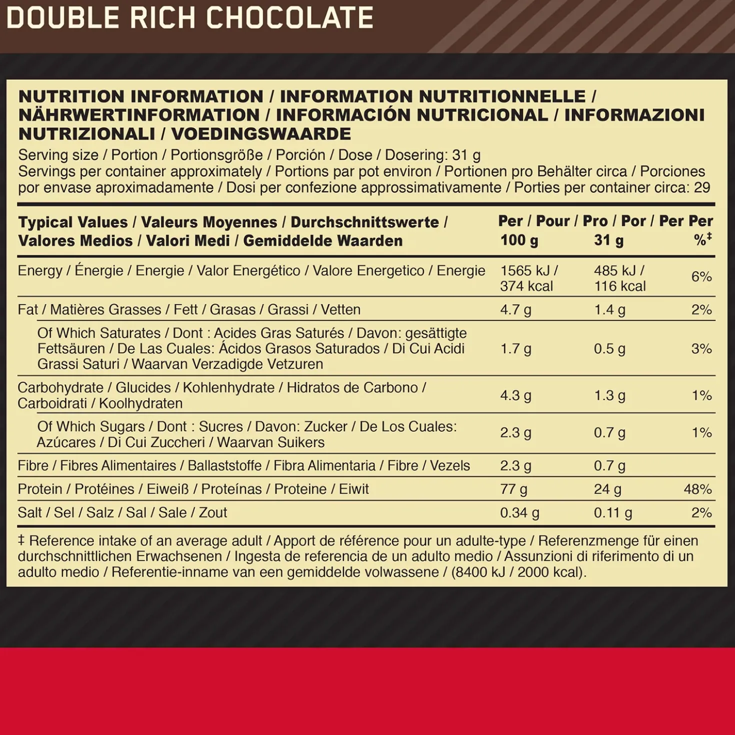 100% Whey Gold Standard (900g)