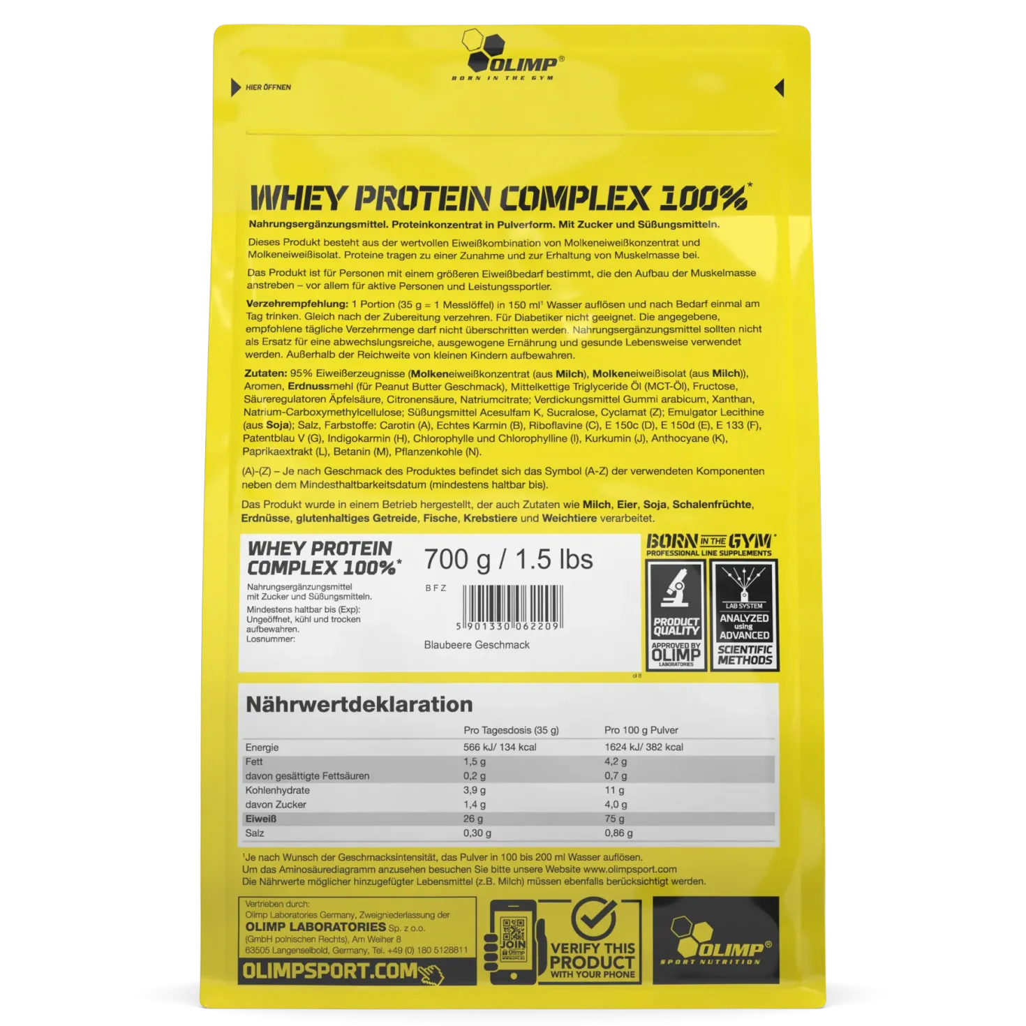 Whey Protein Complex 100% (700g)