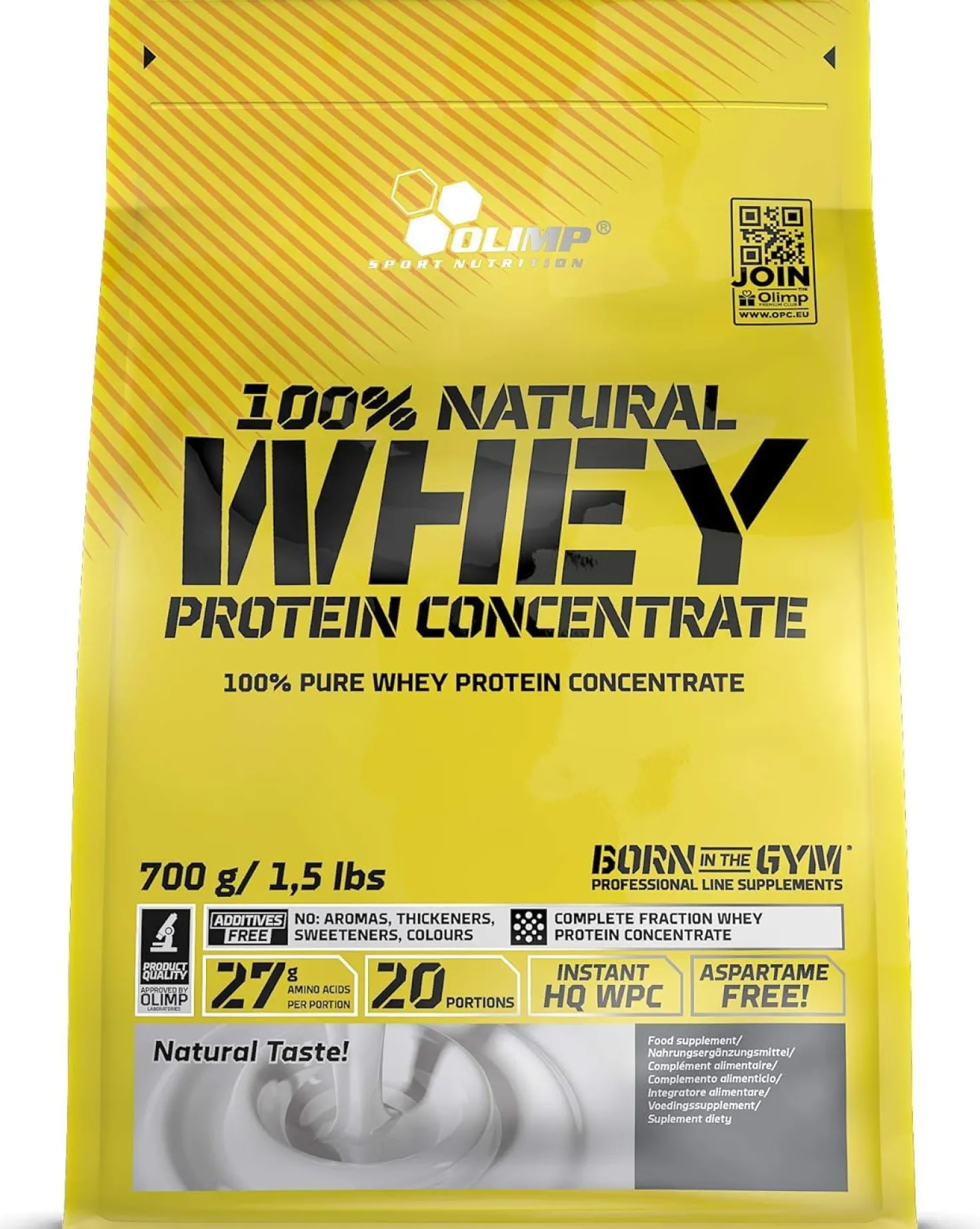100% Whey Protein Concentrate (700g)