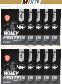 Whey Protein Mixed Beutel - 10 Geschmacksrichtungen (10x25g)