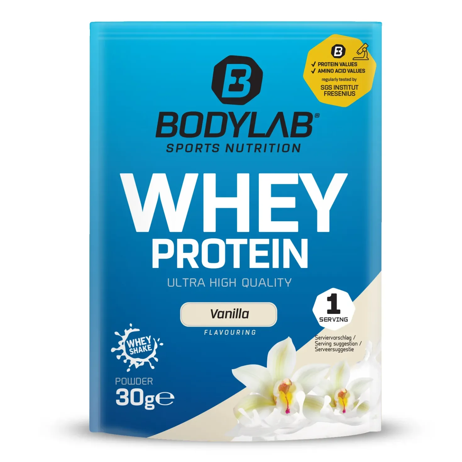 Whey Protein Probierboxen (8 Proben je 30g)
