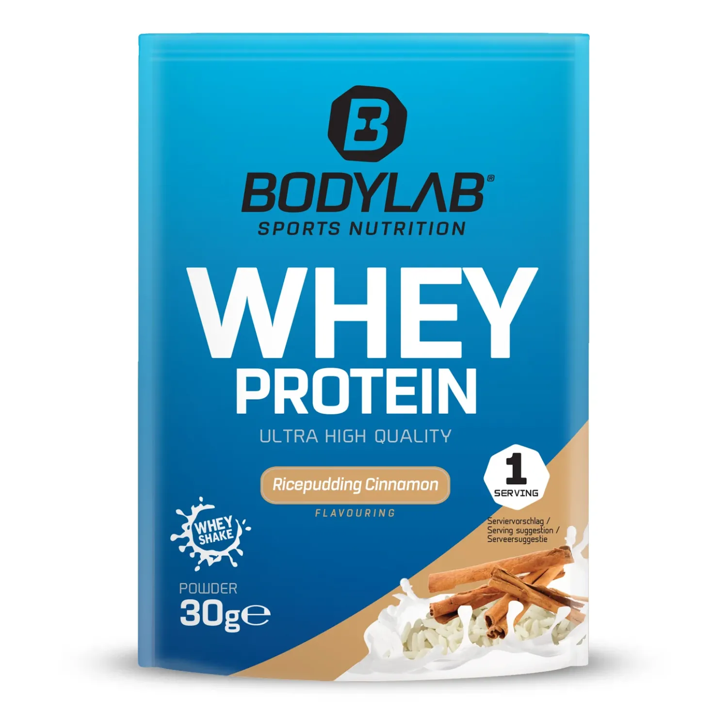 Whey Protein Probierboxen (8 Proben je 30g)
